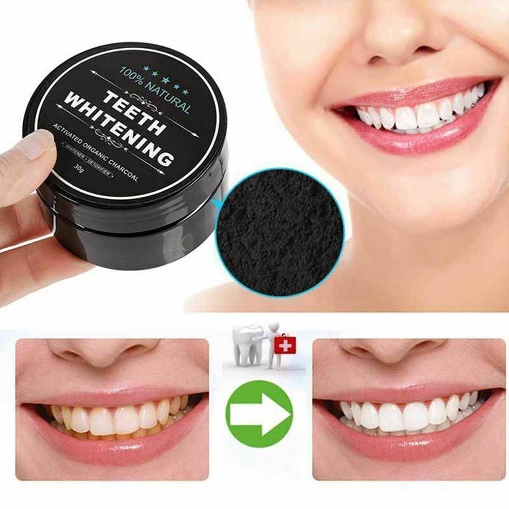 Teeth Whitening Filter - Esmalte em pó de carvão orgânico
