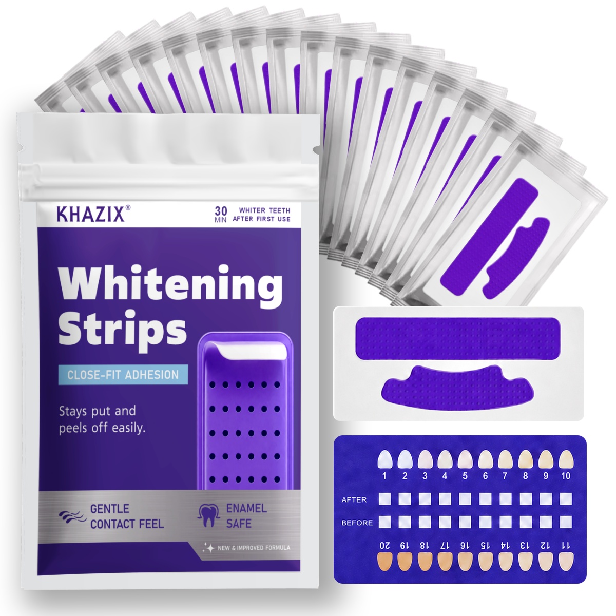 Teeth Whitening Serum - 7PCS Strips de Clareamento Dental para