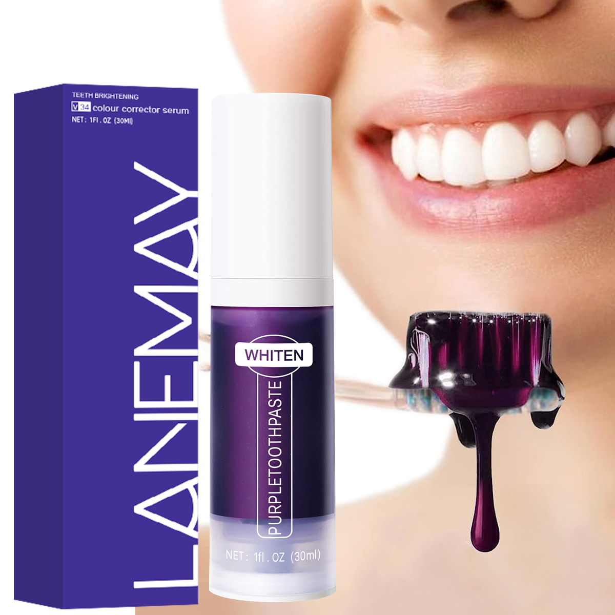 Teeth Whitening Serum - Sérum Corretor de Cor para Creme