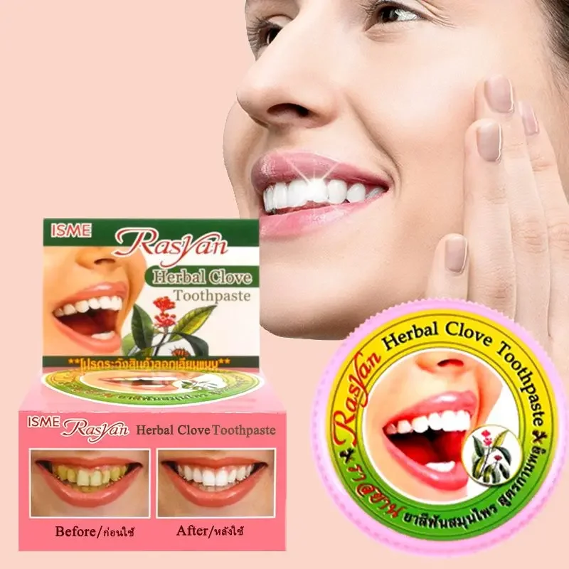 Teeth Whitening Best - Pó Dental de Cravo de Tailandia/Coco