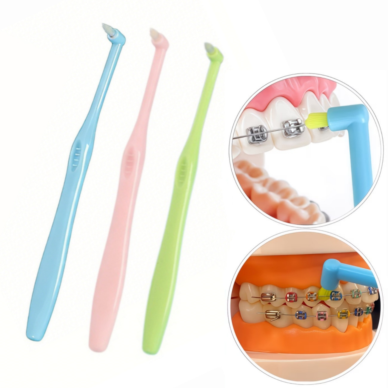 Escova de Dentes Ortodôntica 1 - Teeth Whitening With Braces avaliação e preço