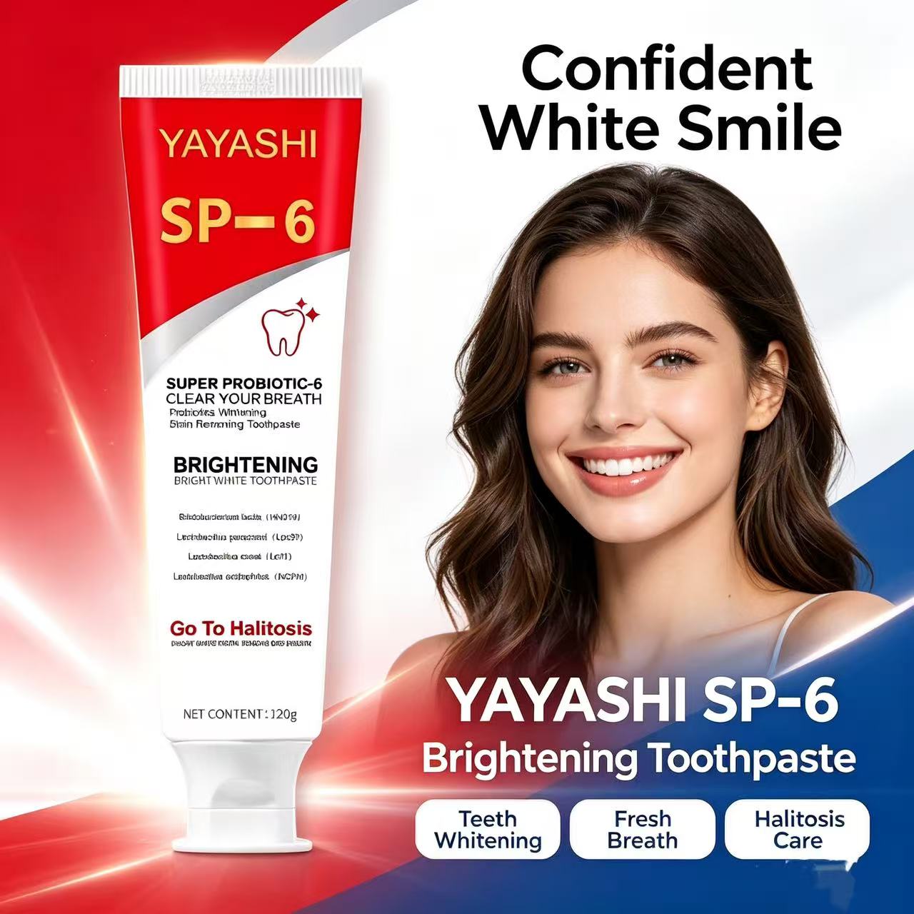 Pasta de Dente Probiótica Sp-6 - Teeth Whitening Best avaliação e preço