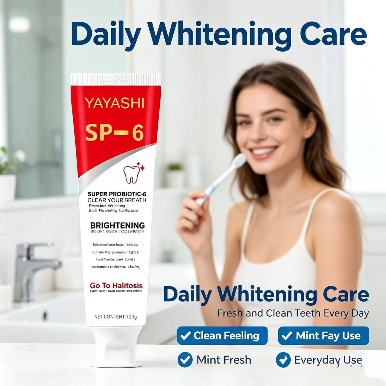 Pasta de Dente Probiótica Sp-6 - Teeth Whitening Best avaliação e preço