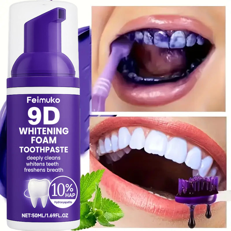 Pasta de Dente Roxa 9D para Cl - Teeth Whitening Best avaliação e preço
