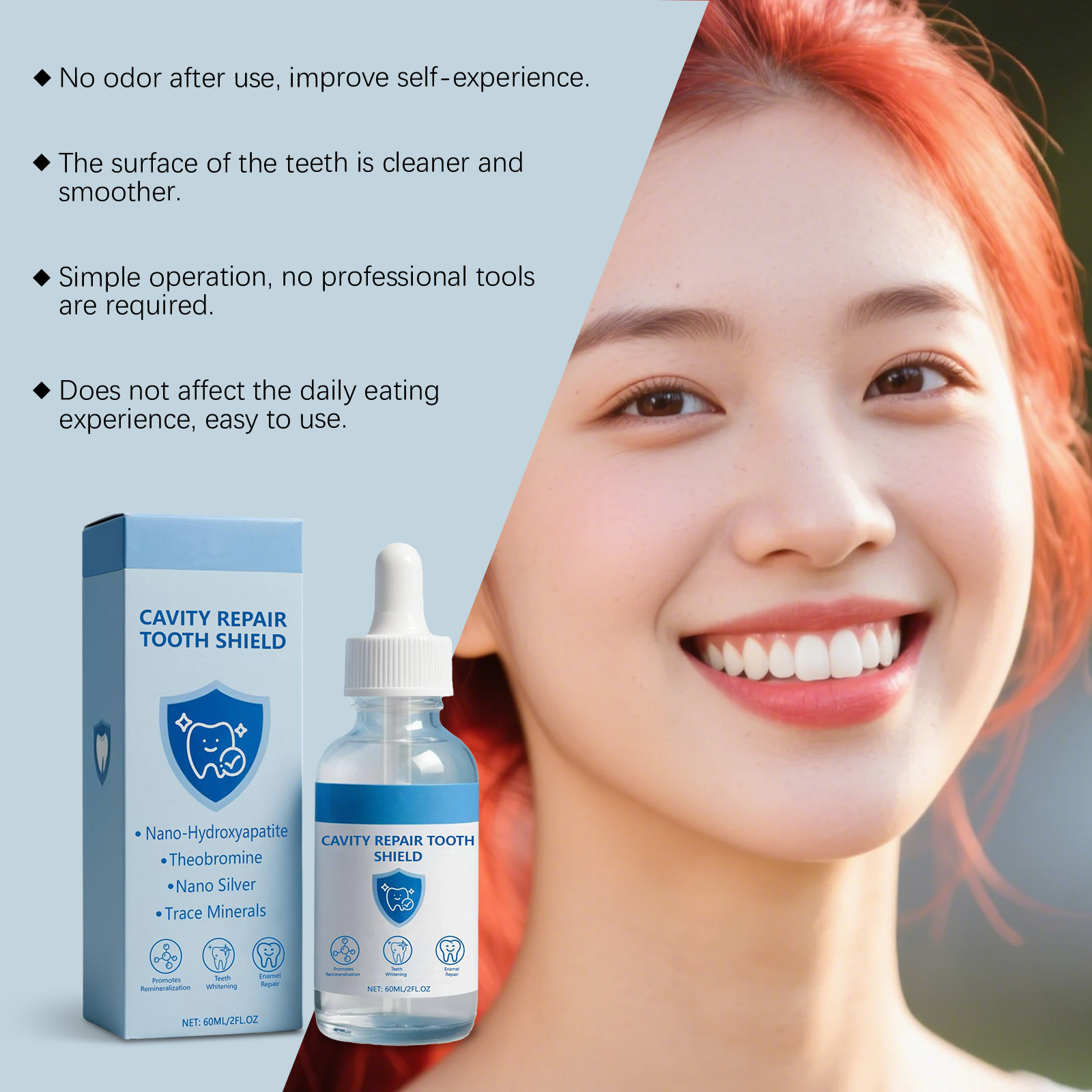 Sérum Reparador de Cavidades D - Teeth Whitening Serum avaliação e preço