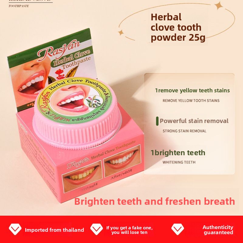 Pó Dental de Cravo de Tailandi - Teeth Whitening Best avaliação e preço